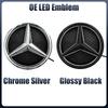 AAVS1 1pcs For Mercedes Benz X253 W166 C292 X166 2016-2019 LED Emblem Light Car Front Grille Illuminated Logo Star Badge