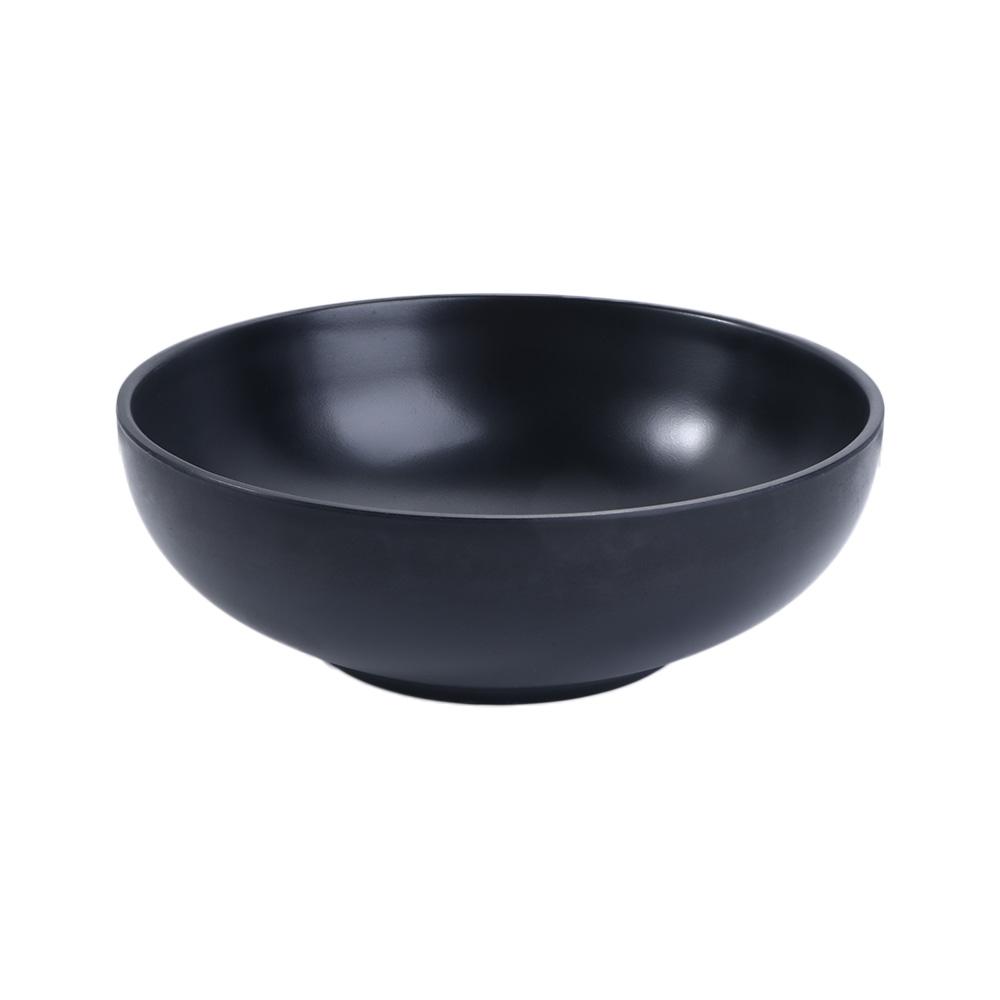 Melamin Schüssel Geschirr Japanischer Stil Ramen Schüssel Imitation Porzellan Nudelbehälter Brei Reis Suppe Schwarze Schüssel für Zuhause