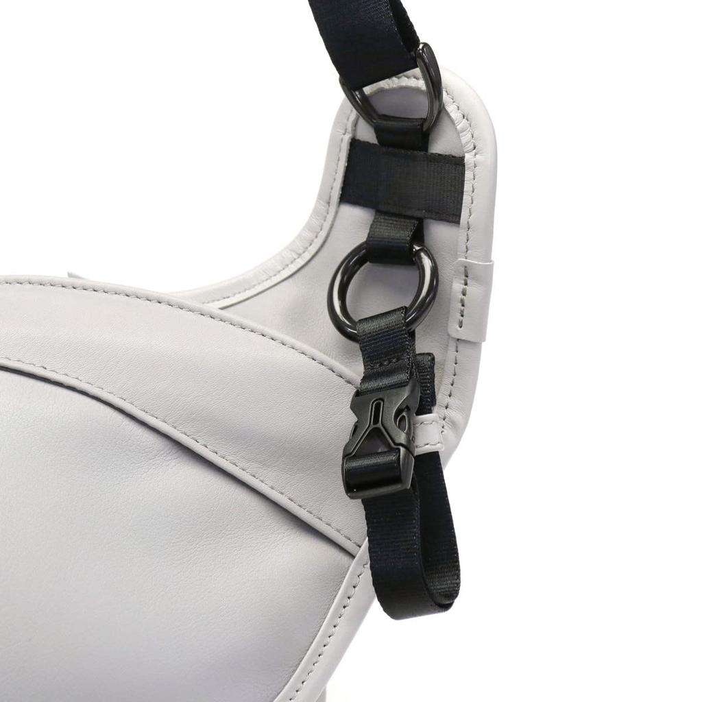 Face Leather Shoulder Bag [Masterpiece] Ver. 02870-l Gray/15