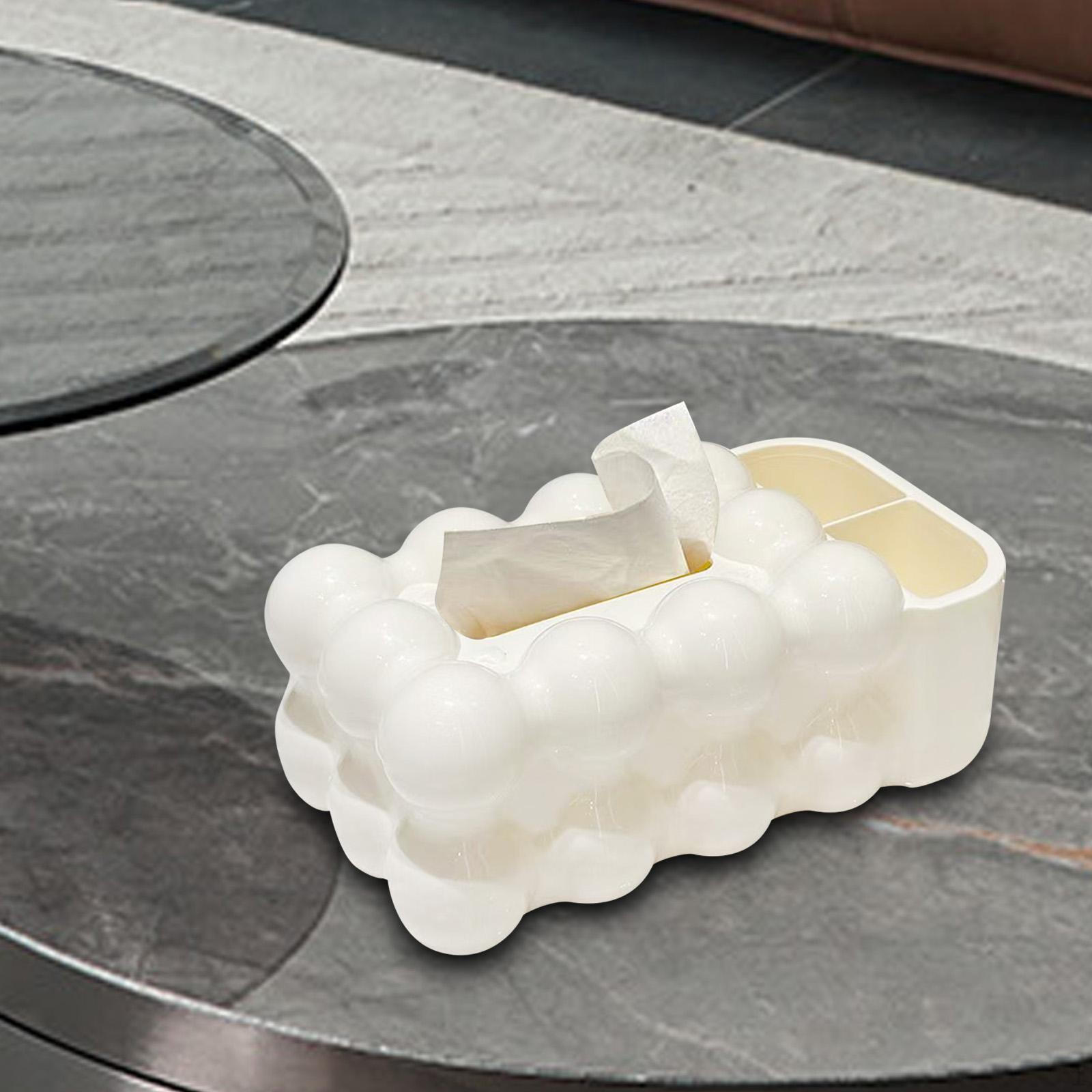 

Elegant Tissue Box Holder for Home and Office Organization білий
