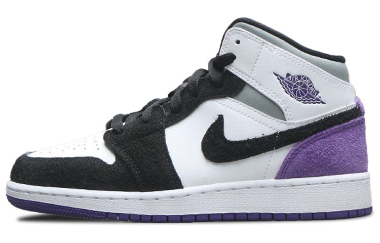Jordan 1 Mid SE Purple GS BQ6931-105 37.5