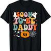 Soon To Be Daddy Halloween Pregnancy Announcement Pumpkin T-Shirt