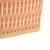 Wicker Pattern Insulated Lunch Bag 22x15.5x13.7cm large capacity Wicker Pattern Lunch Tote Reusable Lunch Box Bag Picnic