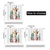 Filtering Curtains Excluding Rods Non Movable Without Batteries Cute Cartoon Giraffe Coffee Design Use Curtain Set Of 2 Made Polyester Washable