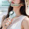 3in1 Cooling Fan Neck Hanging/handheld/desktop USB Rechargeable Electric Fans Travel 3 Wind Speed Ice Compress Cooling Device