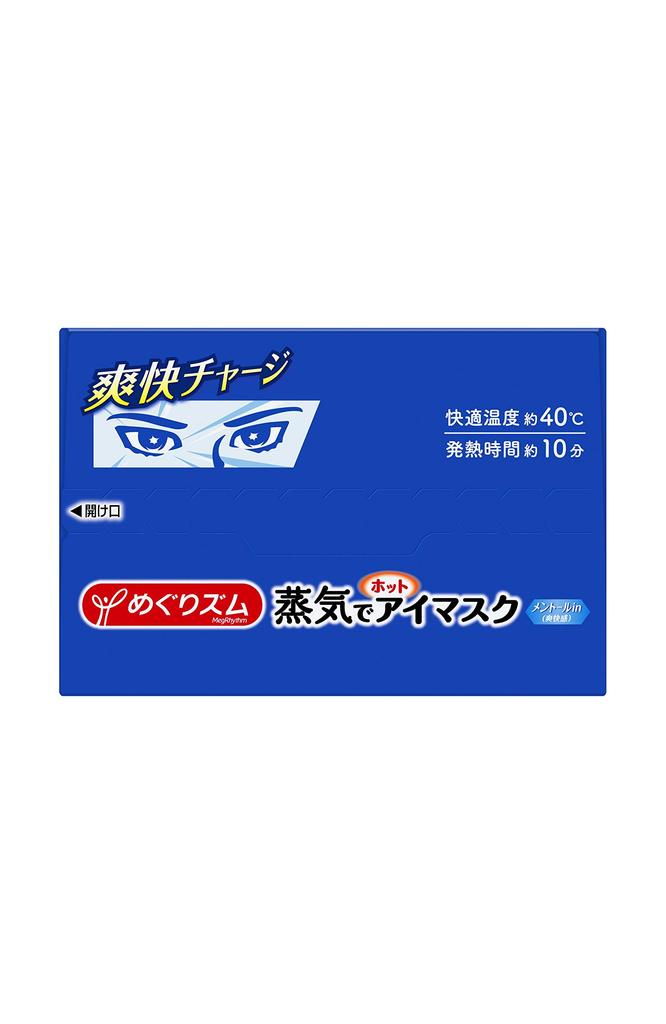 MegRhythm Steam Hot Eye Mask Menthol 12 Sheets