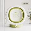 Foldable Silicone Washbasin for Kids and Dorms - Portable and Hangable