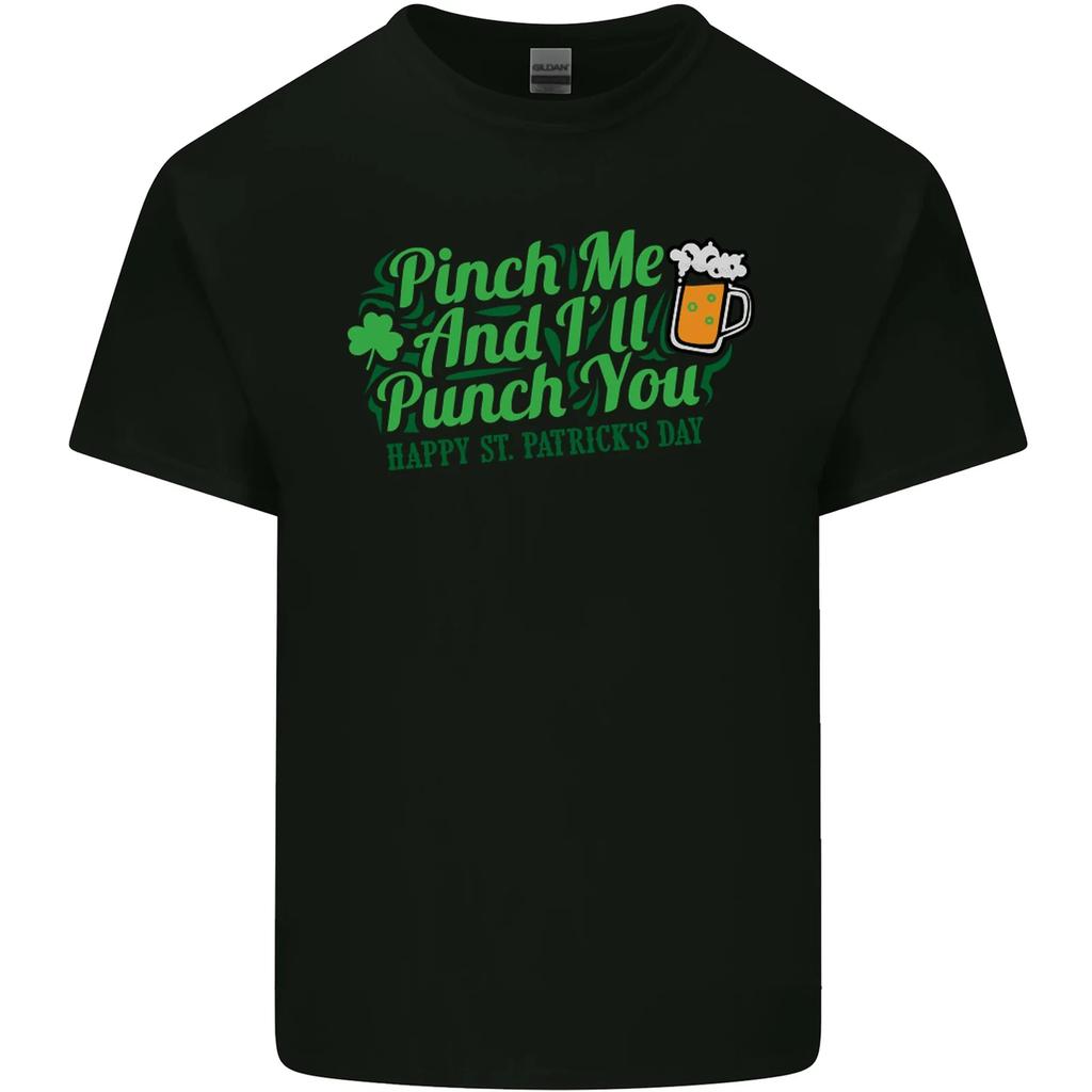 Pinch Me and Ill Punch You St Patricks Day Kids T-Shirt Childrens