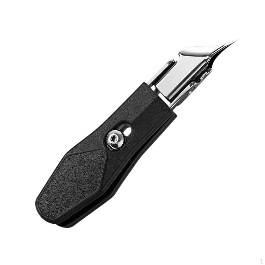 Nail Fingernail Cutter Stainless Steel Trimmer Trimming Tool Wide Jaw Opening for Traveling Elderly