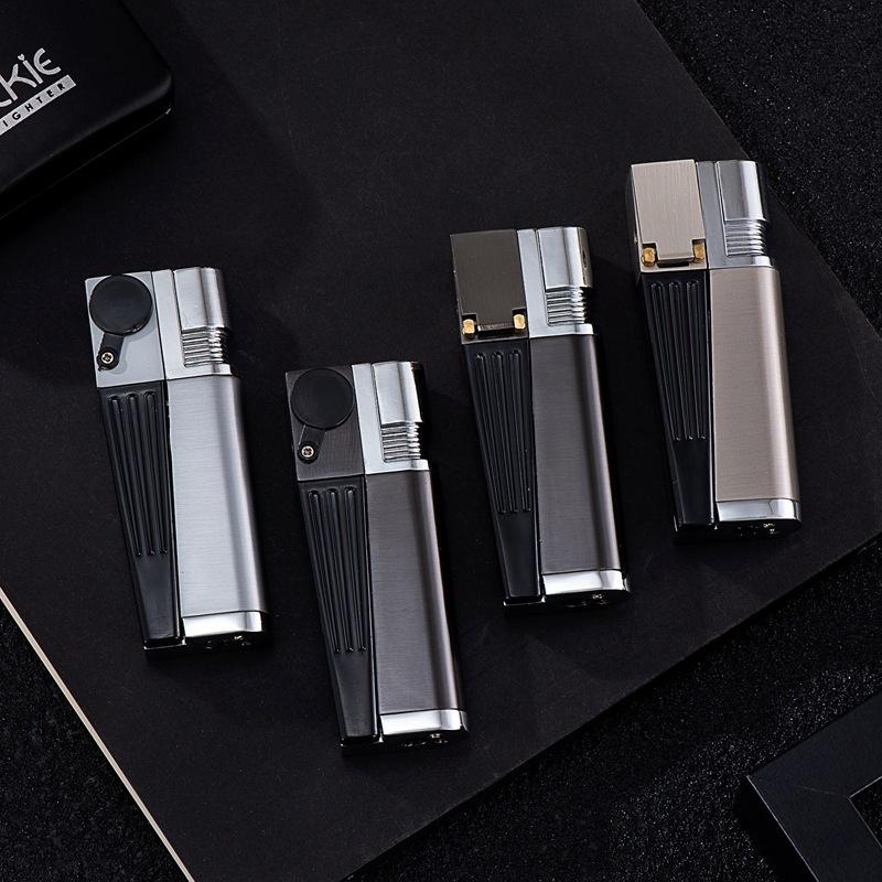 2023 New Oblique Flame Open Flame Lighter Inflatable Pipe Lighter Manufacturers Wholesale