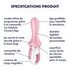Pink Connected Inflatable Anal Vibrator USB Air Pump Booty 5+ Satisfyer Cc597803