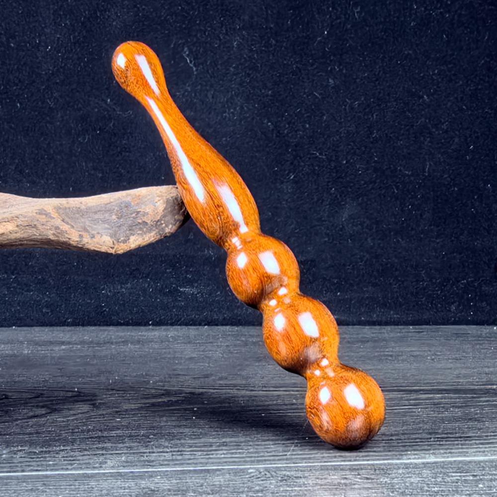 

Прочная массажная палочка из сандалового дерева, портативная палочка для массажа ног, акупунктурная палочка, меридианная терапия Hulu Stick