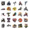 50 Off-Road Motorcycle Stickers: Cool, Waterproof Helmet & Suitcase Decorations