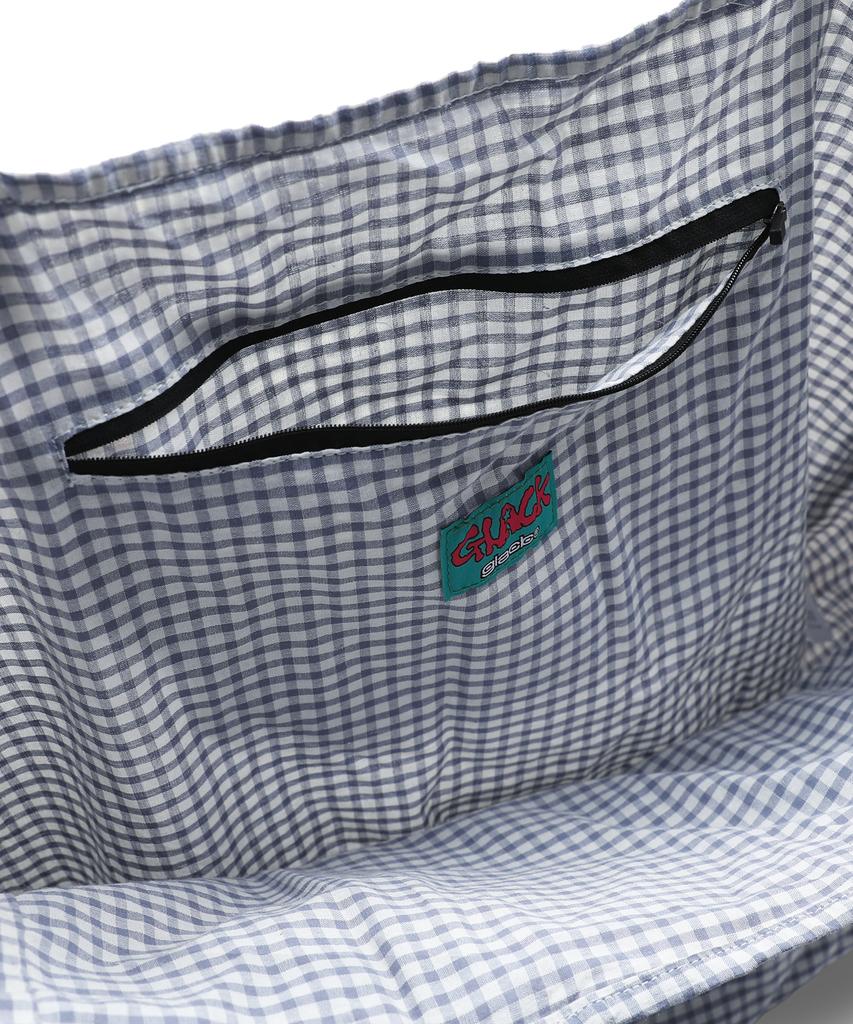 Glack Gb018 Multi Frame Check Tote Bag (Gray)