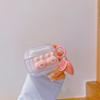 Apple Airpods1/2 Transparent Wind Pink Tutu Love Bluetooth Headset Cover For Airpodspro3