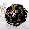 1PC KISS Faces Automatic Open/close Folding Portable Umbrella  with 8 Rib Structure for Women/Men, All-Season Use   0901122