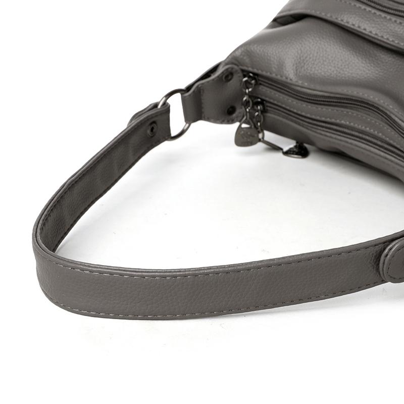 Geantă de umăr vintage pentru femei, piele moale, geantă de mână pentru mamă, geantă crossbody