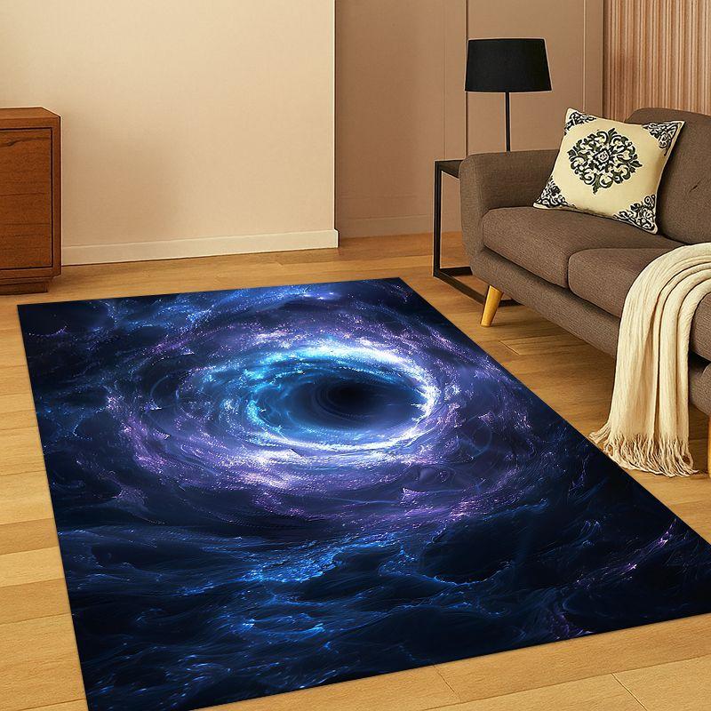 Universe Milky Way Space Stars Galaxy Earth Carpet Rug for Bedroom Living Room Sofa Doormat Home Decor,Kid Area Rug Non-slip