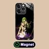 Anime Neon C.C Phone Case for iPhone 17 16 15 14 13 12 11 Air Pro Max Plus Mini Glass MagSafe Cover
