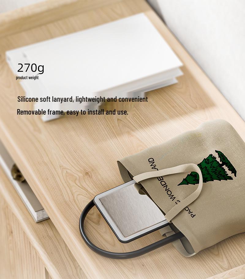 Handheld LED Magnifying Glass with 5X Lens for Seniors' Reading and Repairs