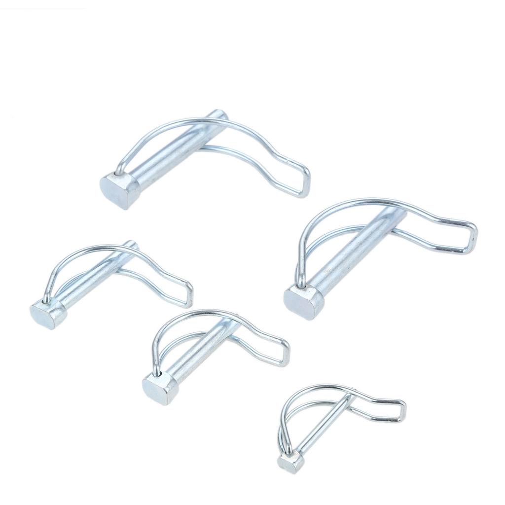 DRELD 5/4/2pcs Quick Lock Release Trailer Towing Coupler Safety Pin Bicycle Stroller Cargo Boat Hitch Hook Clip M4.5/M8/M10/M11