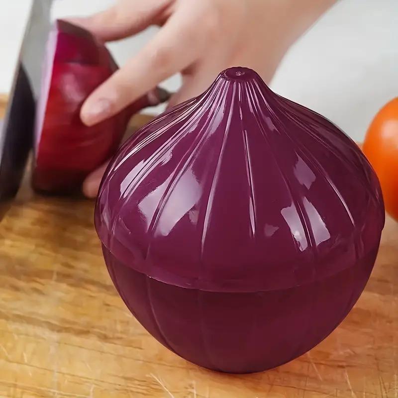 1Pc Onion Plastic Sealed Box Kitchen Refrigerator Keep Food Fresh Storage Boxes Lemon Garlic Tomato Organizer Case
