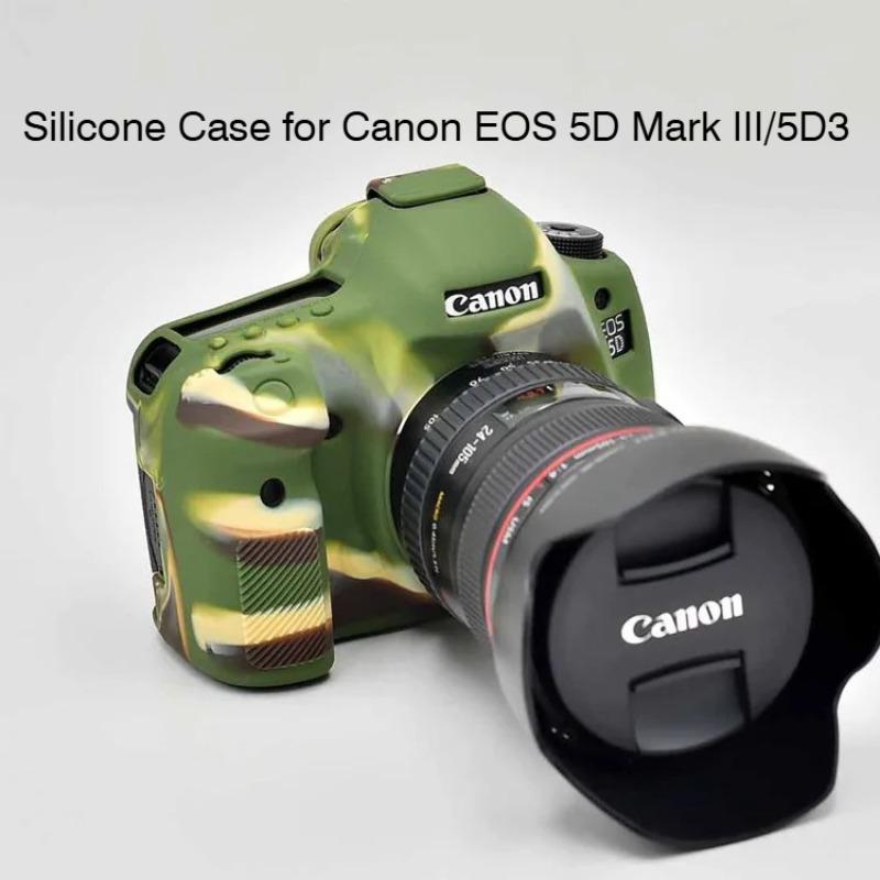 Silicone Case for Canon EOS 5D Mark III/5D3, 5DS & 5DS R - DSLR Protective Cover