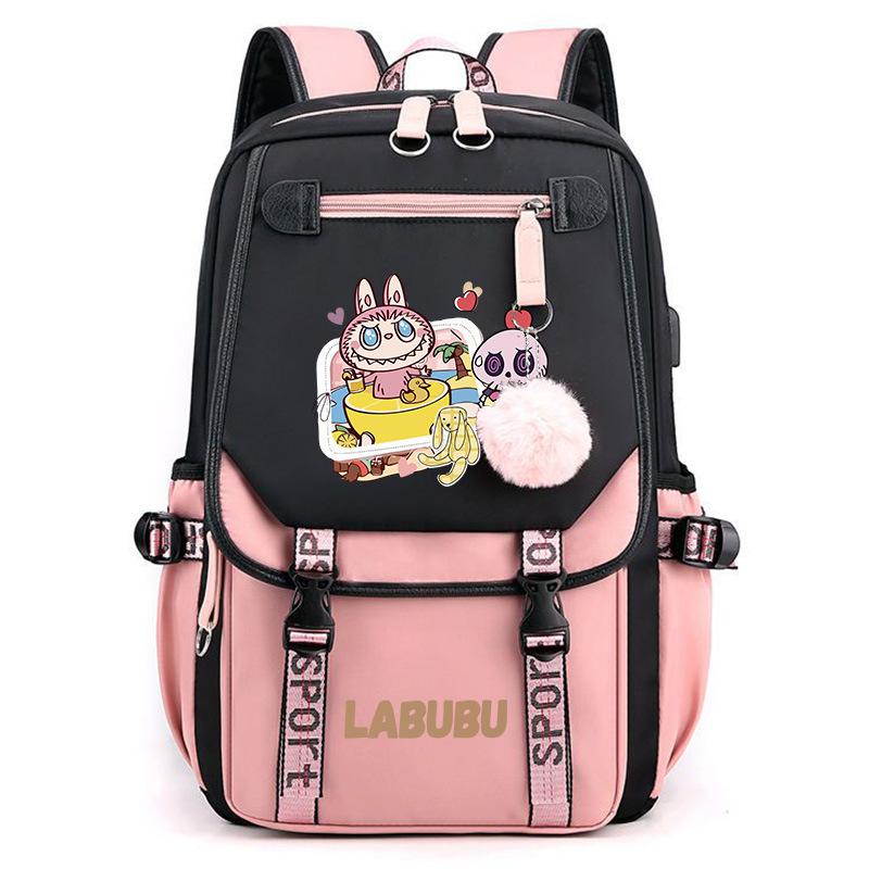 2024 New Labubu Labubu Primary School Schoolbag Boys 1236 Grade Boys Children Backpack