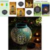 Elegant Solar Lantern Led Light For Outdoor Use With Stylish Hat And Garden Decor