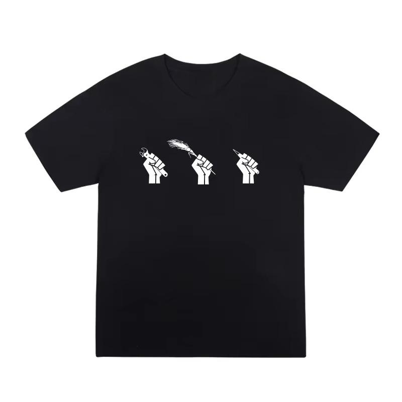 Philosoph Zizek Gleiches Ich Würde Es Nicht Drucken Grafisches T-Shirt Herren und Damen Kurzärmeliges T-Shirt Herrenbekleidung Street