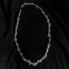Creative Retro Thorn Necklace Barbed Collarbone Chain Decorative for Holiday Party Gift Men and Women Accessories