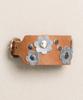 Towtow Archive Feverfew Leather Bracelet Brown