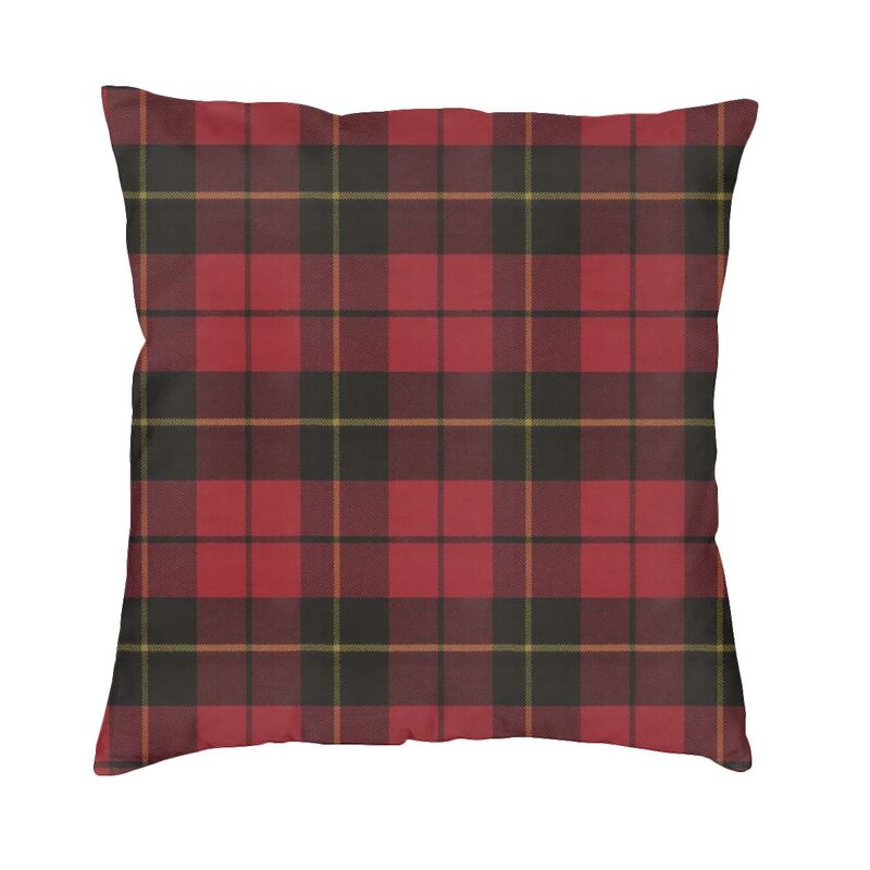 

Golf GTI Tartan Plaid Pattern Pillow Case Decoration Luxury Geometric Textured Cushion Decoration Salon Square Pillowcase 45x45cm 18x18in