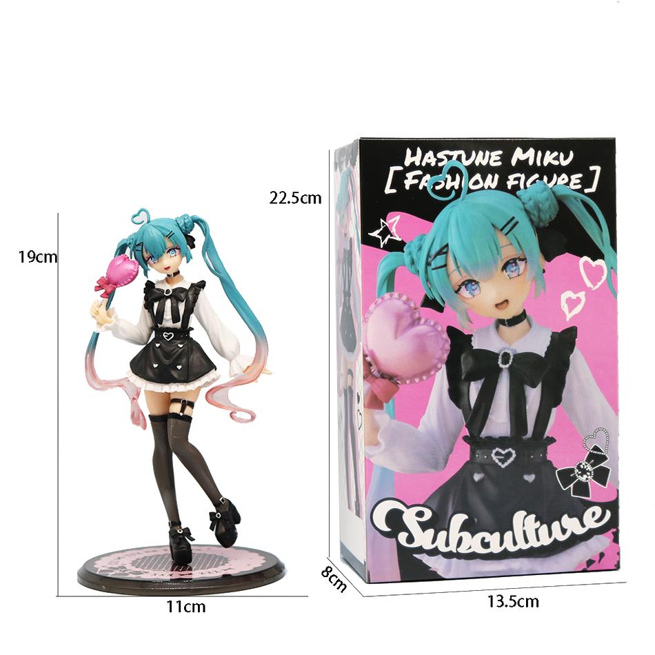 New Anime Hatsune Miku Kwaii Style  Kawaii Anime Figure Toys PVC Model Collector Model Doll Desktop Decoration Kid Birthday Gift