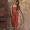 Cotton Beach Kimono Women Cover Ups Print Beach Cover Up Saida De Banho Para Praia Sarong Robe