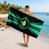 Werder Bremen FC Benutzerdefiniertes Strandtuch, Personalisierter Namens-Textdruck, Fußballlogo Weiches Schnelltrocknendes Handtuch Urlaubsgeschenk