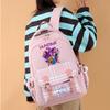 Anime Cartoon K-Pop Printed Large Capacity Backpack for Teenger Student Girl Boy Schoolbag Bookbag Women Large Capacity Waterproof Travel Bag Kid Gift