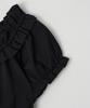 Hauseuobeupondeu Ruffled String Off Shoulder Blouse Black