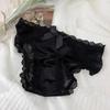 Transparent Lace Panties Bow Lace Thin Underwear Breathable Mesh Flower Briefs Lady