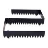 Galvanized Steel Landscape Edging, 6-Pack 1016 X 254 Mm Metal Edging for Landscaping with 8 Mounting Clips, Heavy Duty Metal Garden Edge Border for