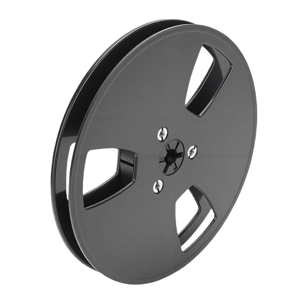 1Celsius4 5 Inch Empty Tape Reel Fit for Reel to Reel ABS Vintage Open Reel Sound Tape Empty Reel with 3 Holes
