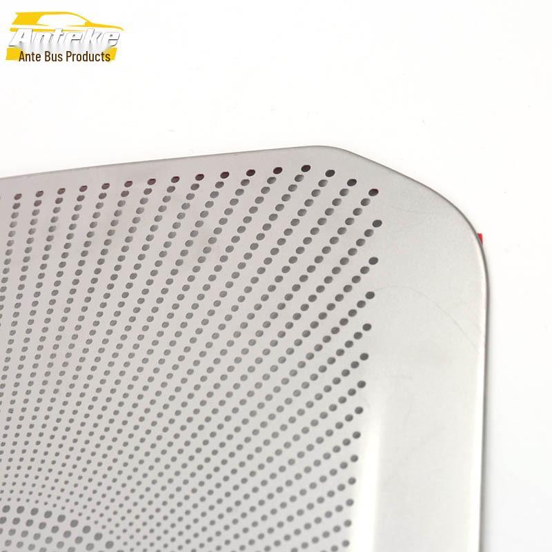 Stainless Steel Speaker Covers for 18/20 Tiguan - Four-Door Decorative Audio Box Stickers