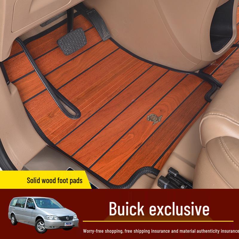 Buick GL8 2020 Teak Wood Floor Mats for Avenir Fathead Fish Lucene ES25S