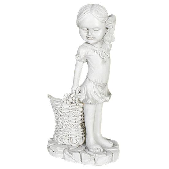 Girl And Boy Garden Statue Kids First Kiss Decorative Sculpture Outdoor Resin Waterproof Ornament for Yard Patio Flower Bed
