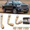 Motorcycle 45 90 135 Degree Angle Bent Valve Adaptor Extension Valve Bike Adapter Car Tyre Tube P6R4