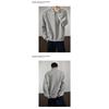 Mens Henry Collar Heavy Cotton Casual Pullover Sweatshirt Daily Wear Top