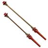 KCNC Grooving QR MTB Titanium Axle Hub SK2244 Skewer, Red, KQR05-002R,