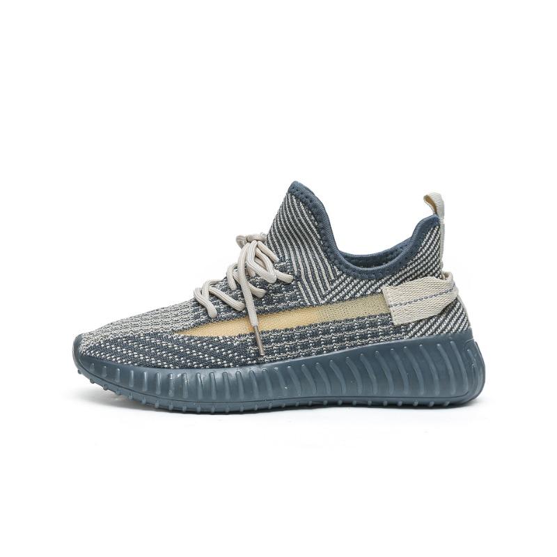 Men's new men's shoes breathable fly-woven sports shoes men's trend student couple versatile casual shoes women