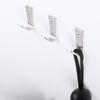 Stainless Steel J-type Wall Hanging Single Hole Hook 6 Packs Silver Hanging Coat and Hat Bag Towel with Screws