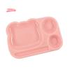1Pc Cartoon Nail Art Color Palette Plastic Gel Polish Mixing Tray with Brush Holder DIY Painting Tool for Nail Artistry